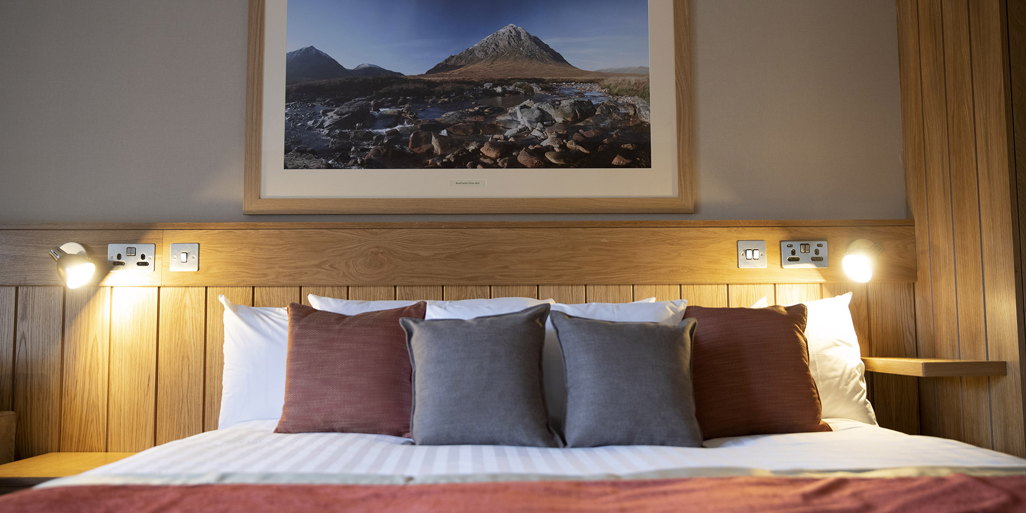 Bedrooms at Kingshouse Hotel